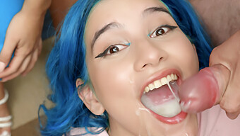 Amateur Latina Min Galilea Takes 64 Shots In Mouthful Bukkake