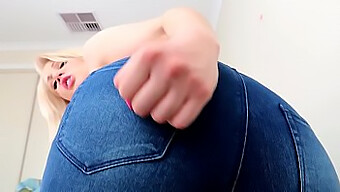 Jessie Lee Pierce'S Tantalizing Tease: Australian Blonde With A Big Ass In Jeans