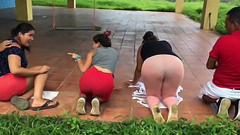 Bikini-Clad Yoga Instructor Bends Over For Pleasure