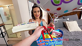 Family Taboo Meets Teen Lust In A Birthday Surprise