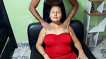 Sensual Massage Leads To Passionate Encounter With Mature, Latina Mother-In-Law