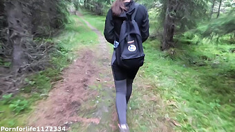 Public Nudity And Cumshot In A Hiking Adventure With An Amateur Babe