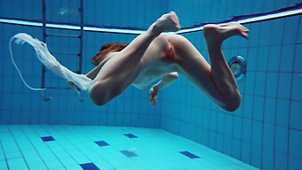 Russian Teen Diana Zelenkina Swims Naked In Pool