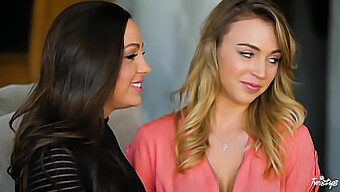 Abigail Mac And Zoey Taylor Indulge In Sensual Lesbian Pleasure