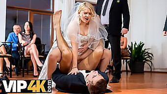 Cuckold Husband Watches Wedding Bride Cheat With Another Man