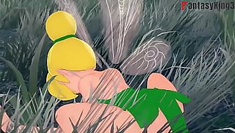 Tinker Bell engages in sexual activity while another fairy observes | Based on Peter Pan | A brief yet intense encounter