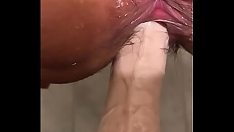 Homemade Masturbation With Big Dildo