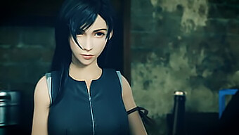 Tifa Lockhart ve Cloud Strife'ın yer aldığı fantezi temalı hentai