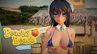 Hibiki, Si Pembantu Hentai Berlekuk, Ditembus Secara Oral Dan Vaginal Di Peachy Beach 2