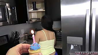 Petite Russian Teen Loses Her Virginity On 18th Birthday To Gang