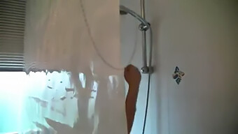 European Couple Records Home Video In The Shower