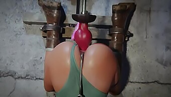 Lara Croft Domineras Av En Sexrobot I Explicit Animation