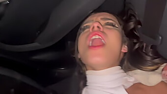 Pretty Hispanic Girl Enjoys Rough Anal Sex With A Friend'S Bmw