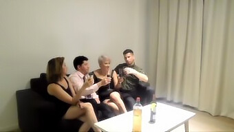 Group sex with my sister and two random guys from a night out