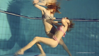 Russian Girls Nastya And Duna Indulge In Passionate Underwater Lesbian Encounter