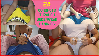 Compilation Of Cumtastic Handjobs In Underwear